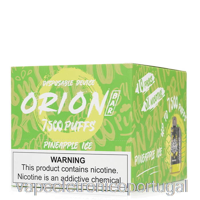 Vape Eletrônico [pacote Com 10] Vape Perdido Orion Bar 7500 Descartável